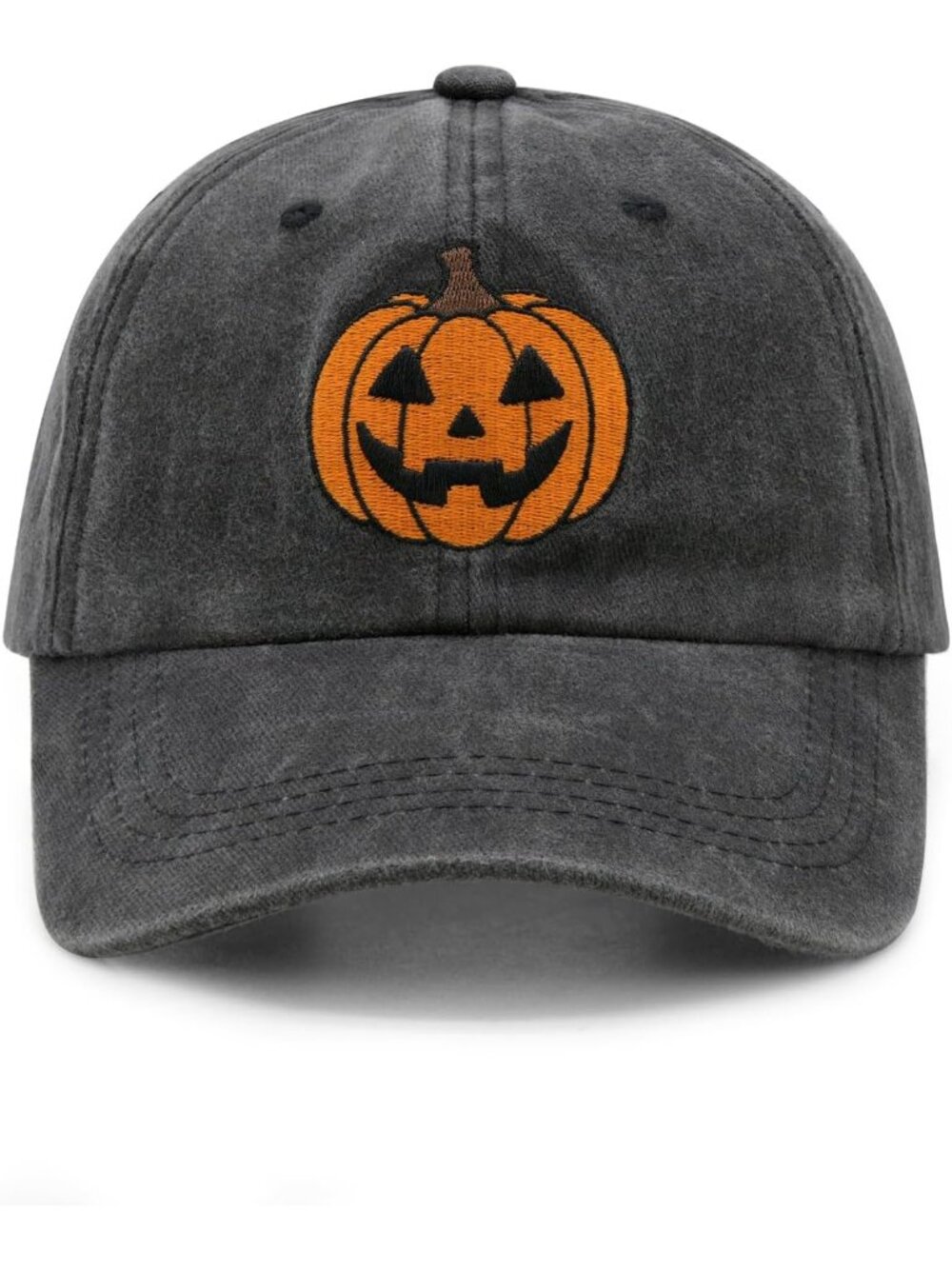 Unisax Black Adjustable Spooky Season Waldeal Halloween Pumpkin Face Hats
